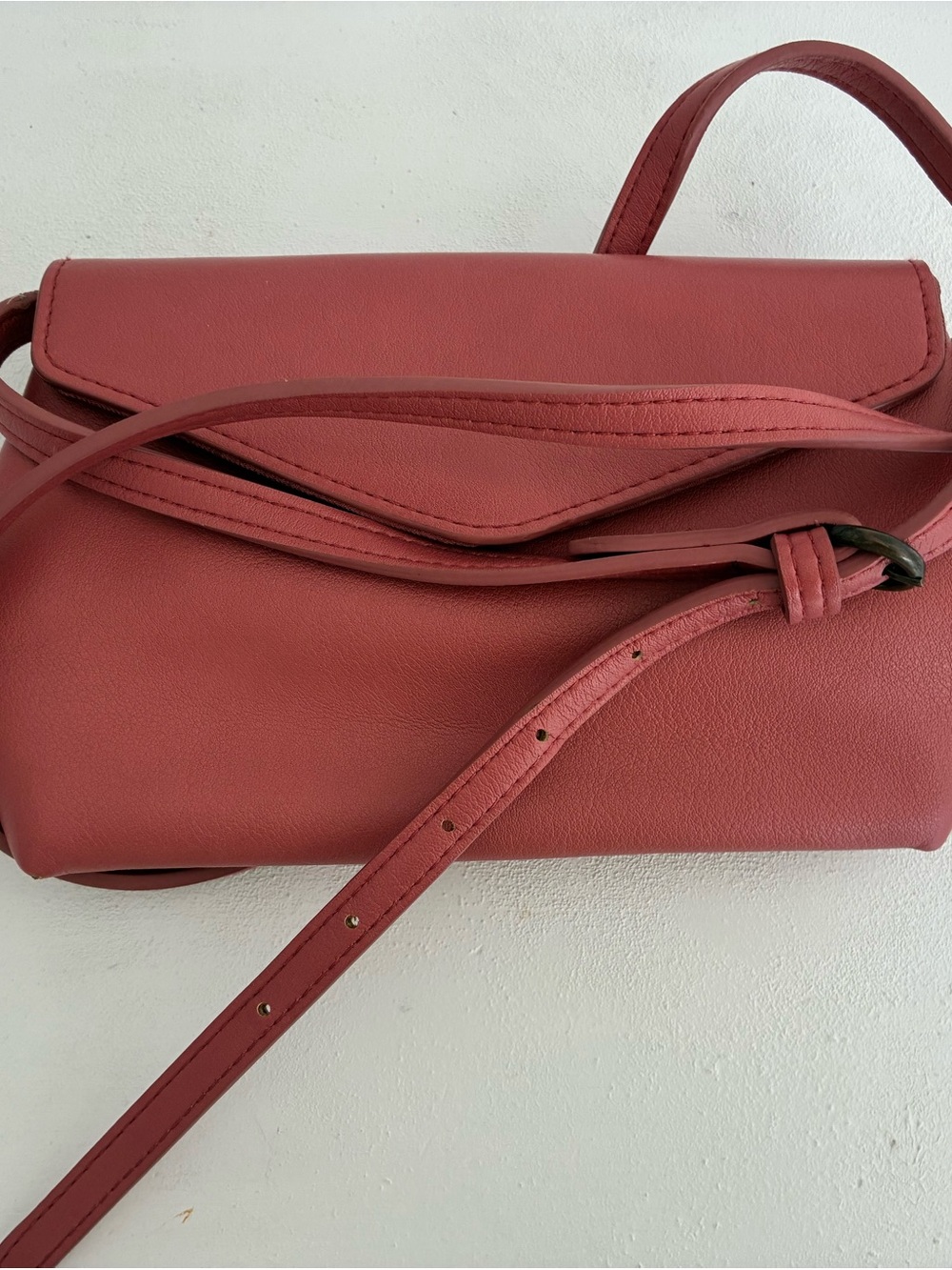 Simple feminine coral pink cross body purse - Universal Thread - faux leather